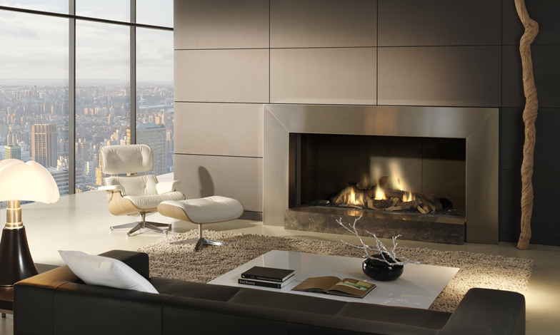 Indoor Gas Fireplace